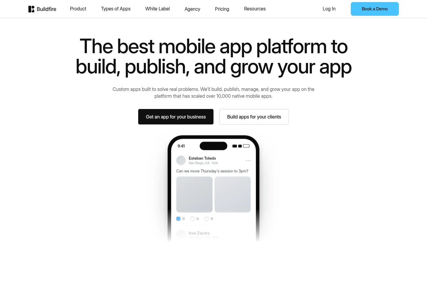 Buildfire as a top appy pie alternative