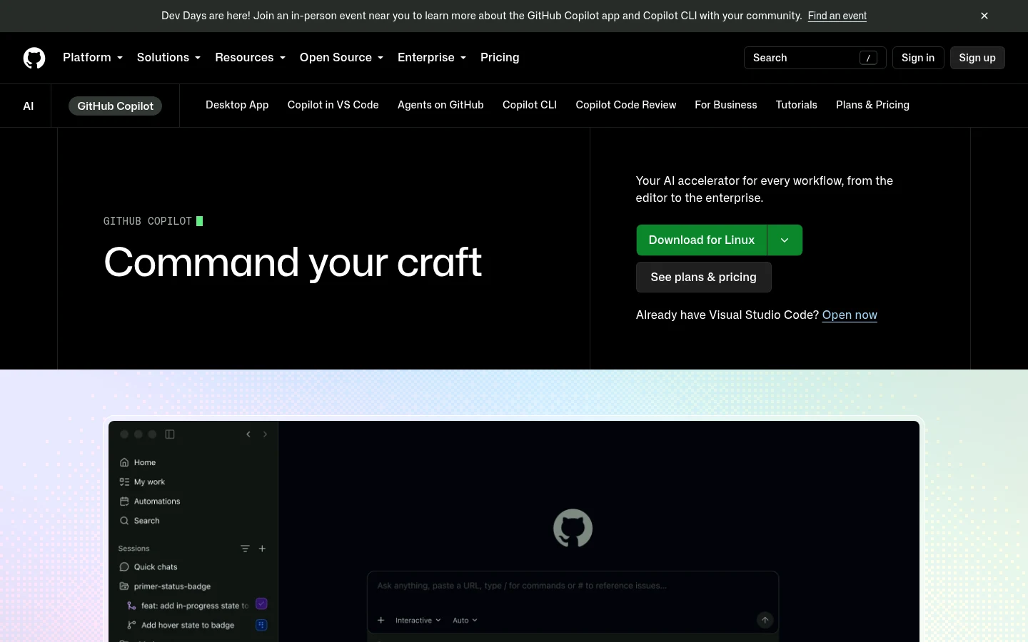 GitHub Copilot as a top codex alternative