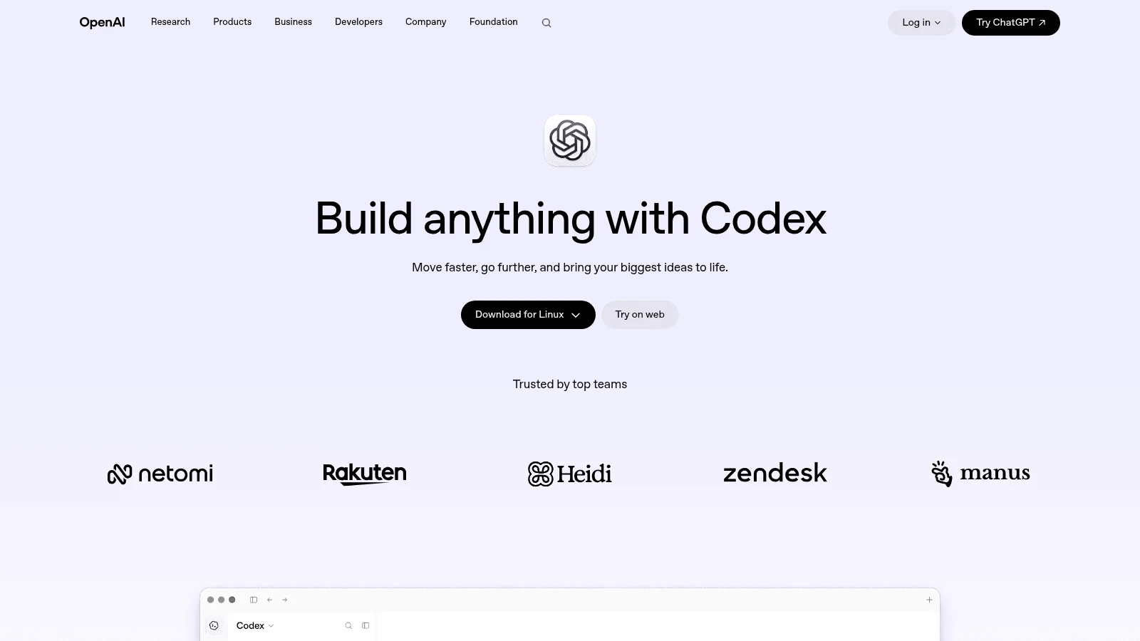 OpenAI Codex as a top cursor alternative