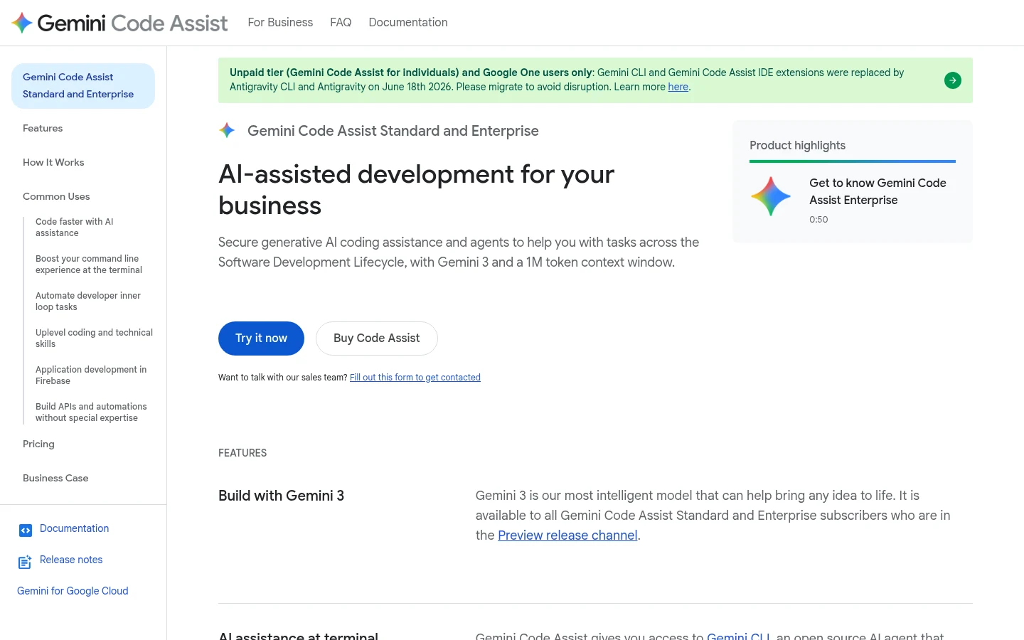 Gemini Code Assist as a top github copilot alternative