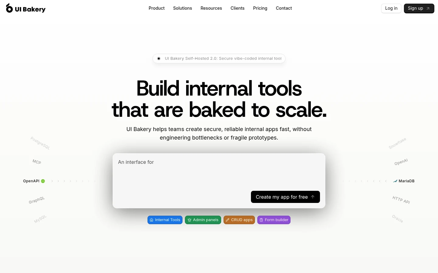 UI Bakery as a top retool alternative
