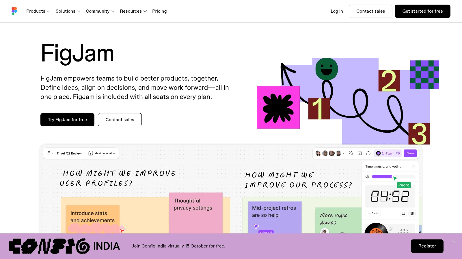 FigJam as a top Whimsical alternative